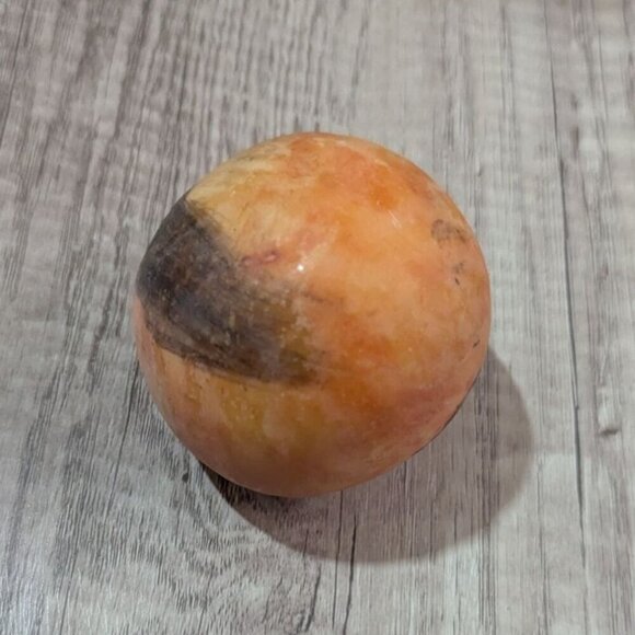 Vintage Alabaster Persimmon Italy Carved Stone Italian 3” - Picture 4 of 9